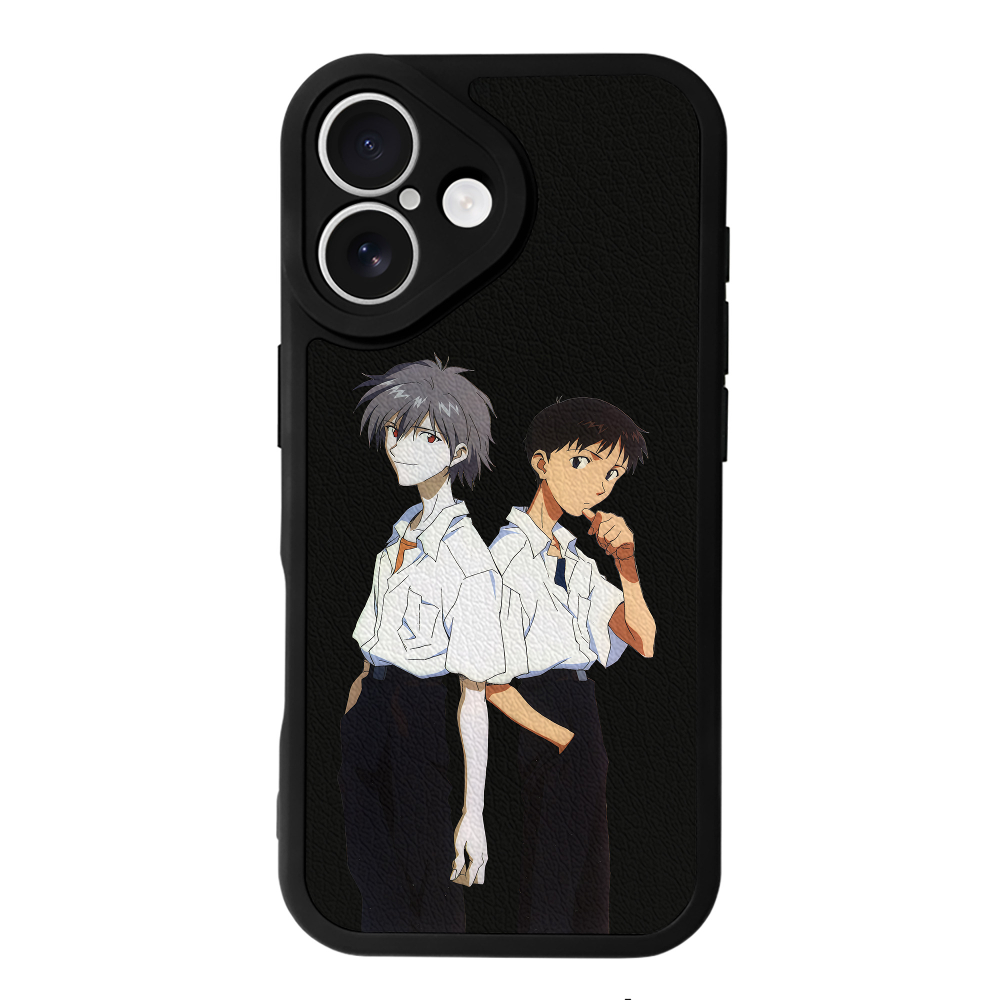 （画像用） EVA 新世紀エヴァンゲリオン 【iPhone 16シリーズ対応】シリコンスマホケース（レザー調） 材質：シリコン